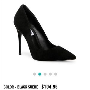 Steve Madden - Daisie - Black Suede - size 8